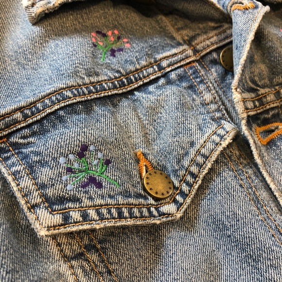 THE GREAT floral jean jacket - Picture 5 of 8